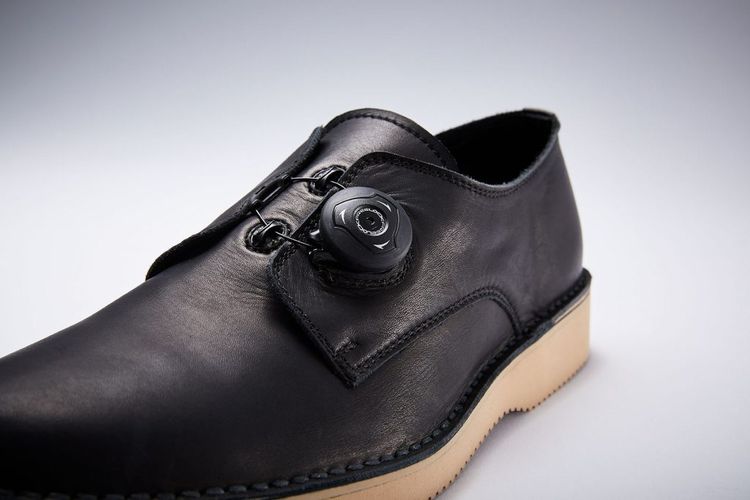 ARCOLLETTA PADRONE / DERBY PLAIN TOE SHOES (FREE LOCK)